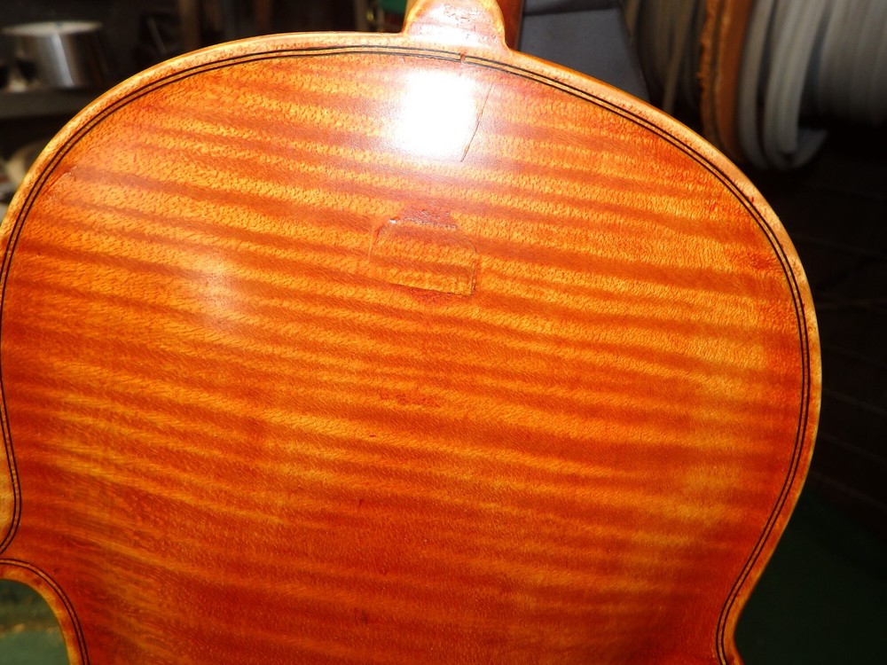 Vintage Wojcik 4/4 Violin case and bow Nice