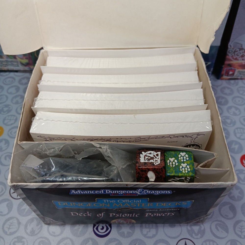 Deck Of Psionic Powers 9458 Dungeon Master Decks 2nd Edition DECKS STILL SEALED!