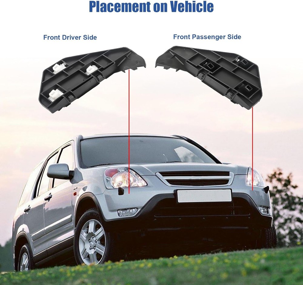 Front Bumper Bracket Retainer Support Compatible with 2002-2006 CRV 71193-S9A-00