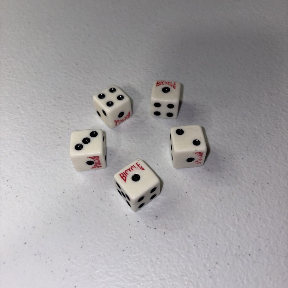 5 Count Dice Set by Bicycle - Poker & Game Dice Set