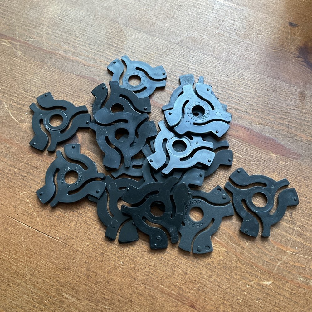 7" Single Record Middles  - Black Adaptors - 15