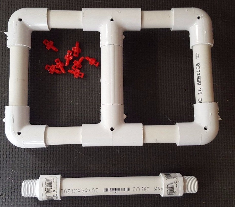 Clone Machine Kit Bucket Manifold Hydroponic 32 System w/ Riser EZ 360 Sprayer