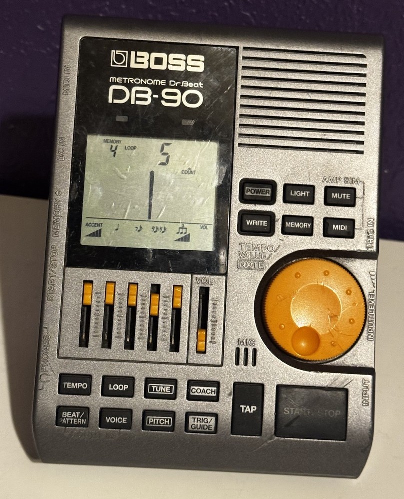 Boss DB-90 Talking Dr. Beat Metronome Tested Working