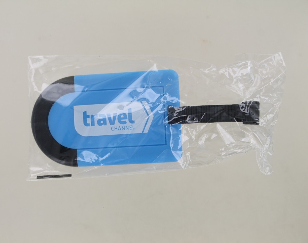 New Travel Channel Luggage Tag - Blue & Black