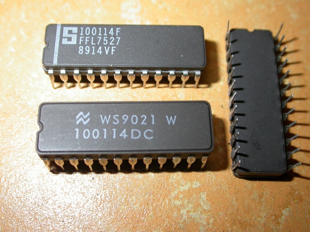 100114 DC Differential Line Driver DIL24 Ceramic Replacement Part 2pcs L#006