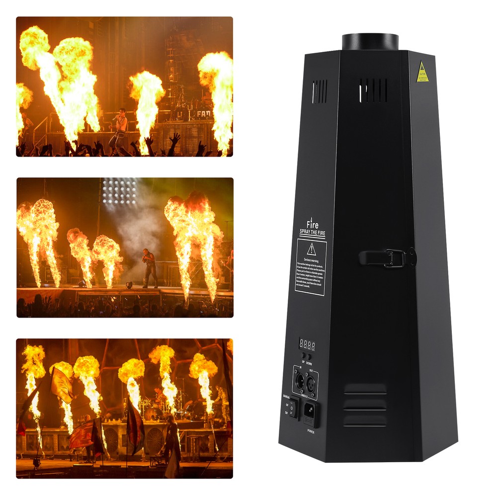 2x 200W Fire Thrower Flame Machine Projector Stage Effect Disco Concert Show