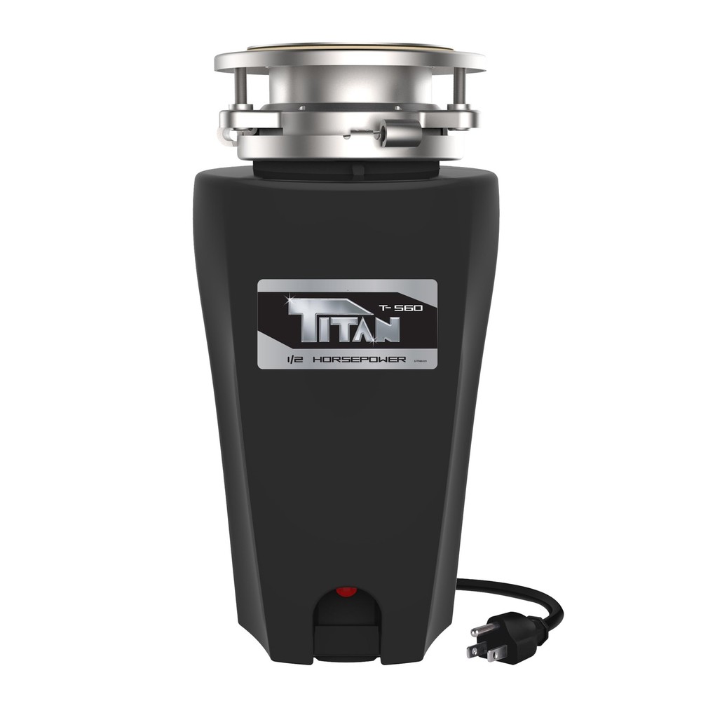 TITAN 10USTN5603B Torque Garbage Disposal System with Stainless Steel Impelle...