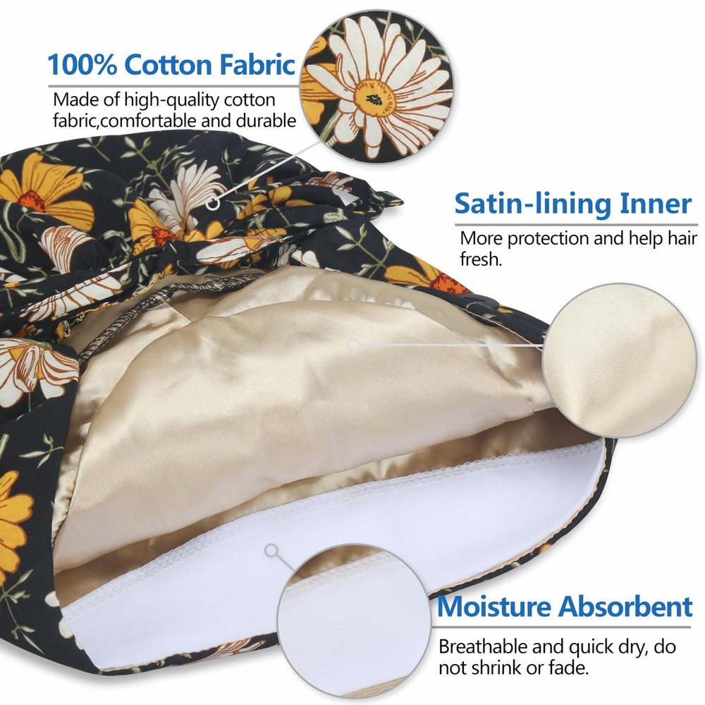 Adjustable Working Cap with Button Cotton Hat Sweatband Ponytail Pocket