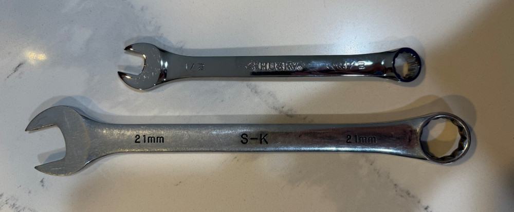 Husky & Forged Wrenches 2pc
