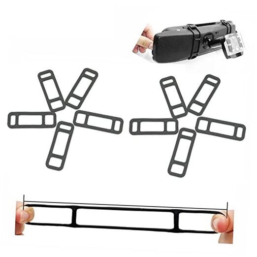 10 Pack Mirror Dash Cam Mounting Straps Replacement Mount Elastic Rubber Band