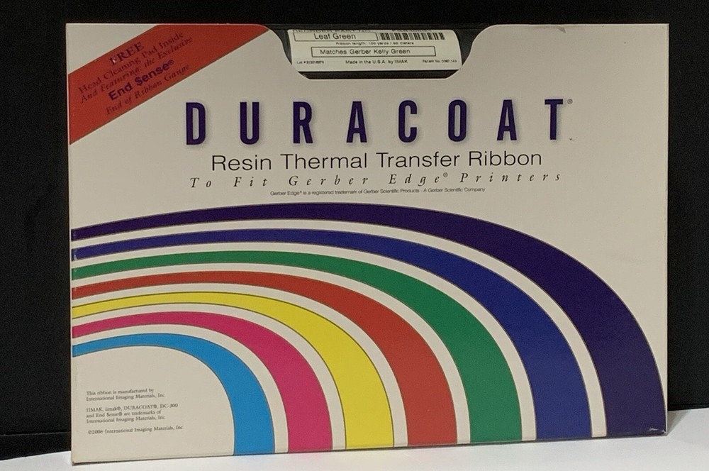 Gerber Edge Thermal Transfer Foil — Leaf Green