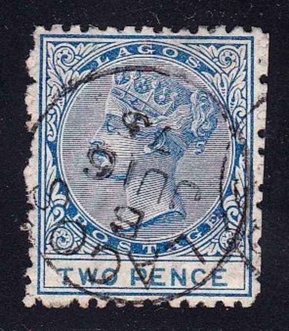 LAGOS - BRITISH COLONIES - Sc 2  PERF 12.5 - LOOK