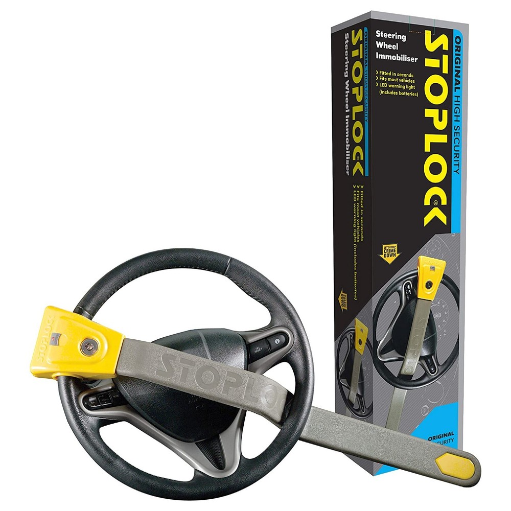 Stoplock Original Steering Wheel Lock for Mitsubushi Lancer 2005 to 2007 LED