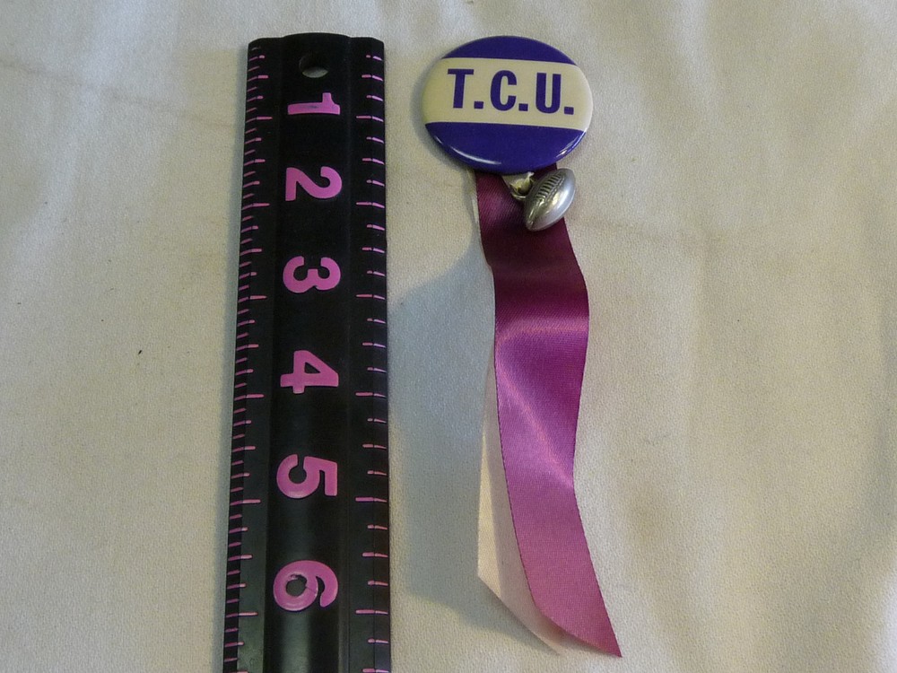 Pin Back T.C.U.  Button