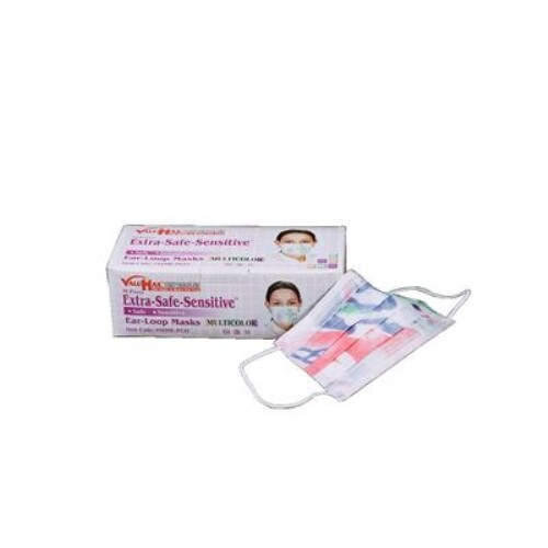 VALUMAX EXTRA-SAFE SENSITIVE EARLOOP MASK - WHITE – 50/PACK