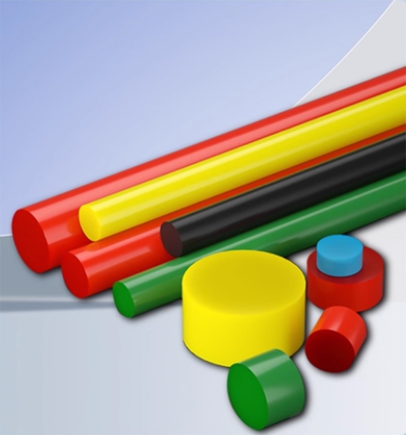 PU Polyurethane Solid Round Rod Bar Stick 20mm-100mm Elastic Shock Absorber