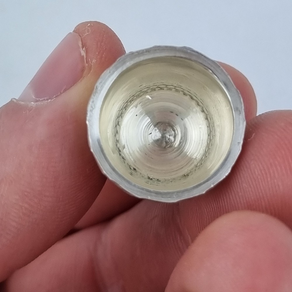 Vintage Solid Silver Thimble Birmingham 1988 Swann Thimbles