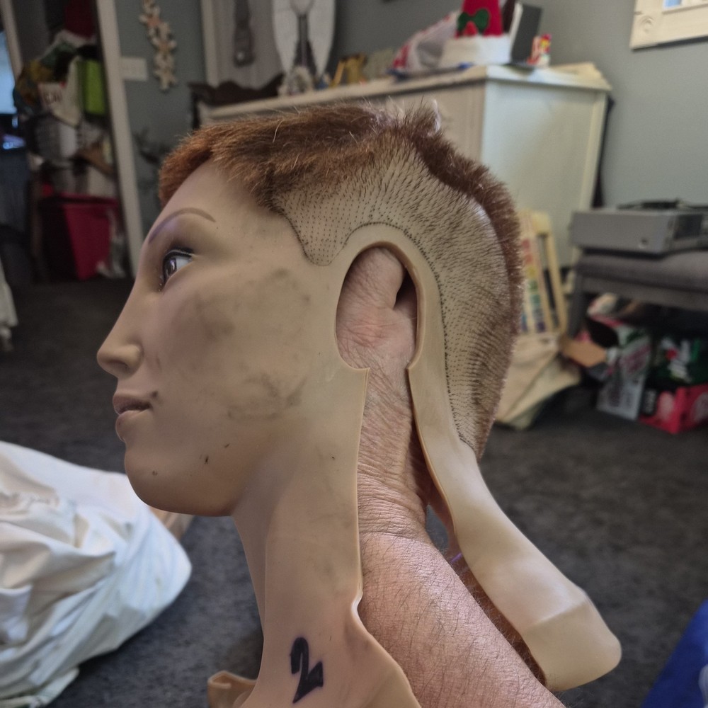 5 Mannequin Head Make up Slip On Hair Forms