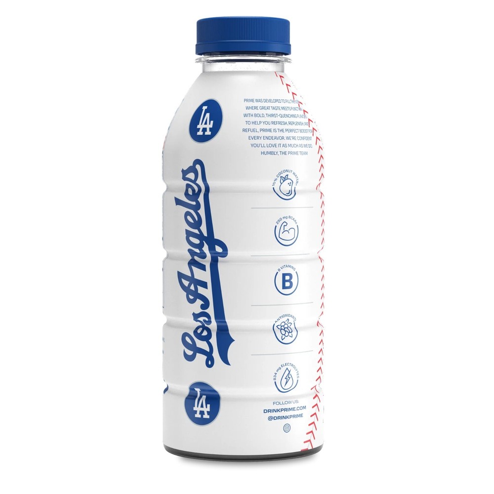 12 Bottles Dodgers Prime Hydration Drink RARE LIMITED EDITION 