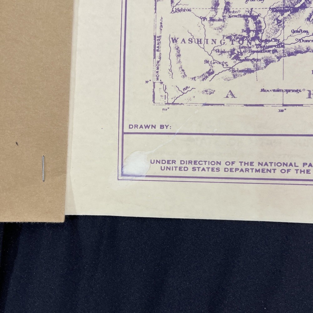 Eureka Utah Tintic Standard Reduction Mill Blueprint Plan Engineering Vtg Mining