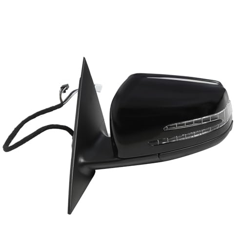 Side Mirror Assembly Compatible with CLA250 CLA45 AMG 2014-2018 Left Black