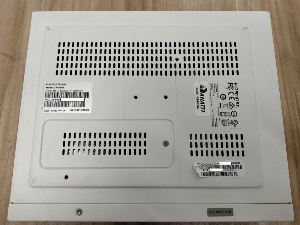 Fortinet FortiGate FG-80E Firewall Network Security Appliance | NO PWR ADAPTER