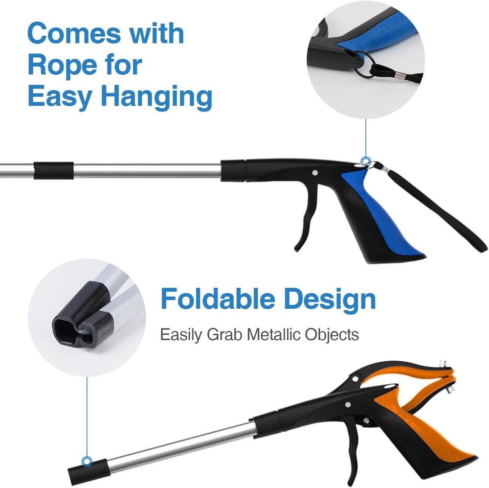 2-Pack 32" Grabber Tool with Rotating Jaw