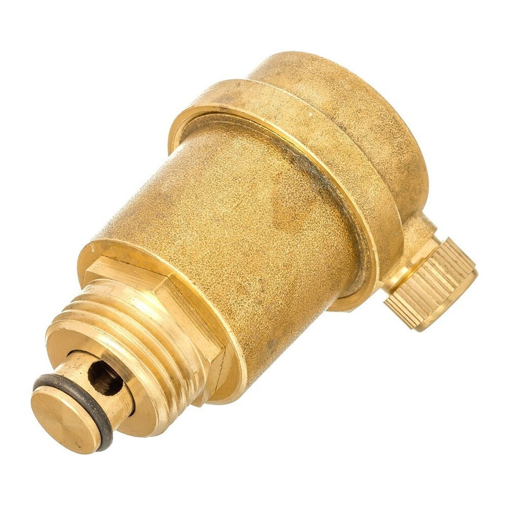 Pressure Release Bleed Valve Home Renovation Brass Gold Water Heater 61mm