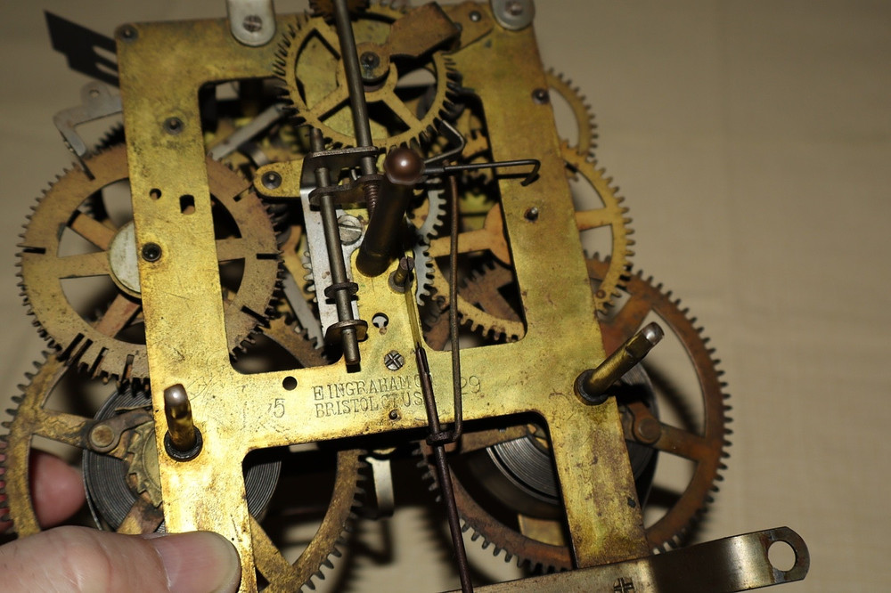 Ingraham Mantle Clock Movement