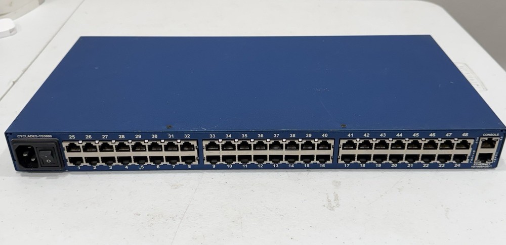 Cyclades TS3000 48-Port Console Server Rackmount UNTESTED As-Is