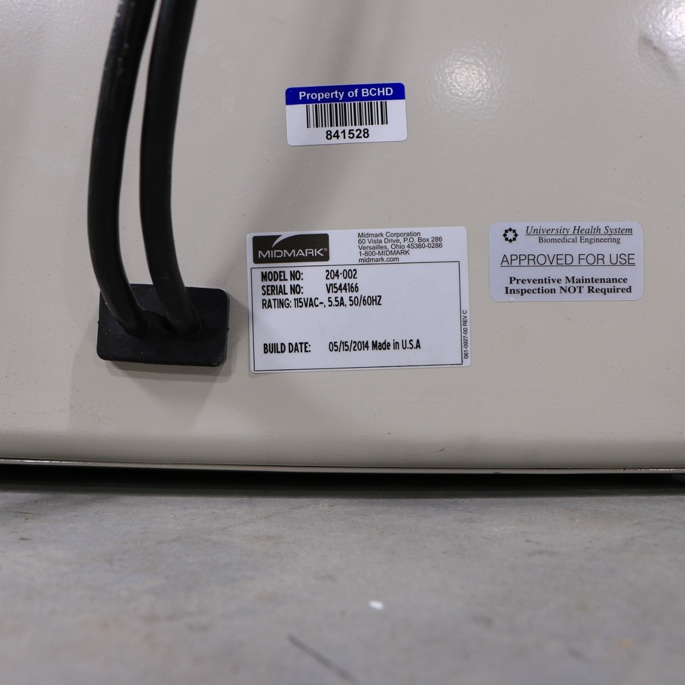 Midmark Ritter 204 Manual Examination Table