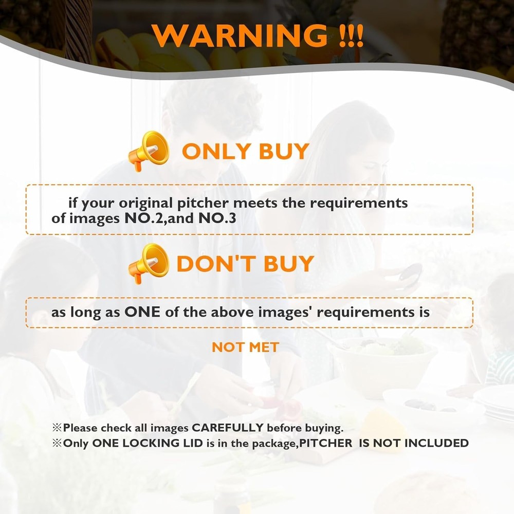 Ninja Blender Replacement Locking Lid - Clear Polycarbonate