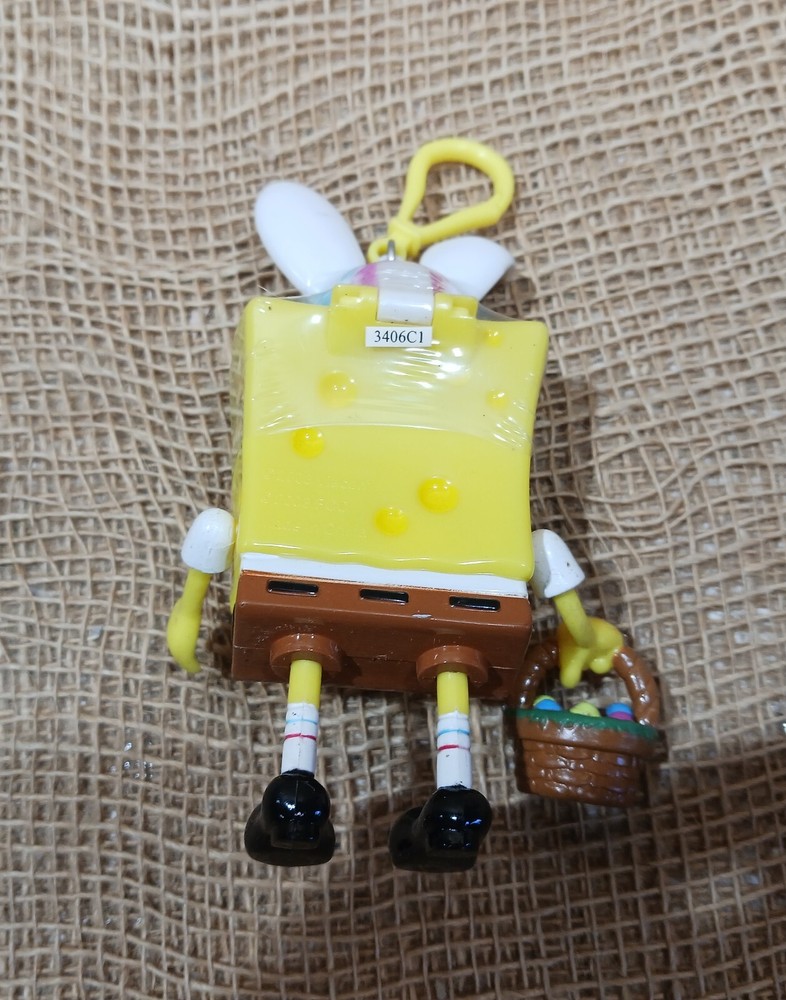 2004 SpongeBob SquarePants Easter Candy Buddy Nick Candy Keychain; new