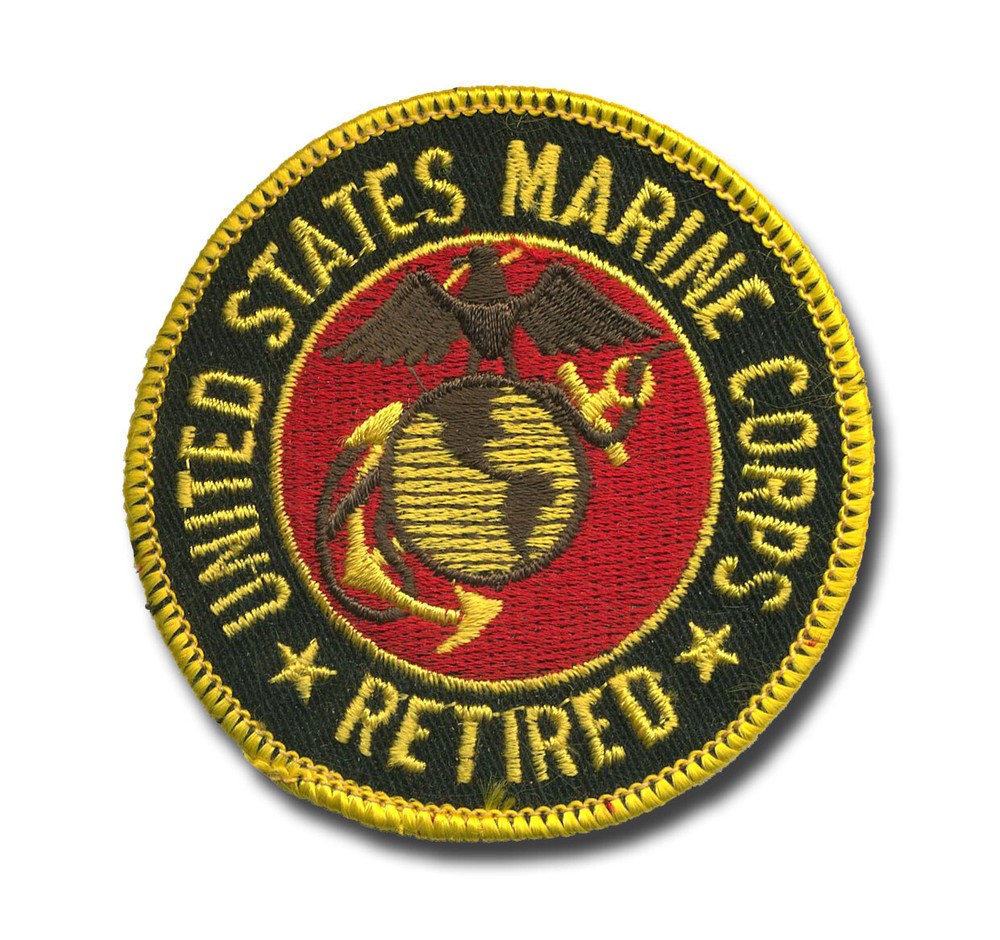 US MARINE CORPS RETIRED Patch USMC  L084