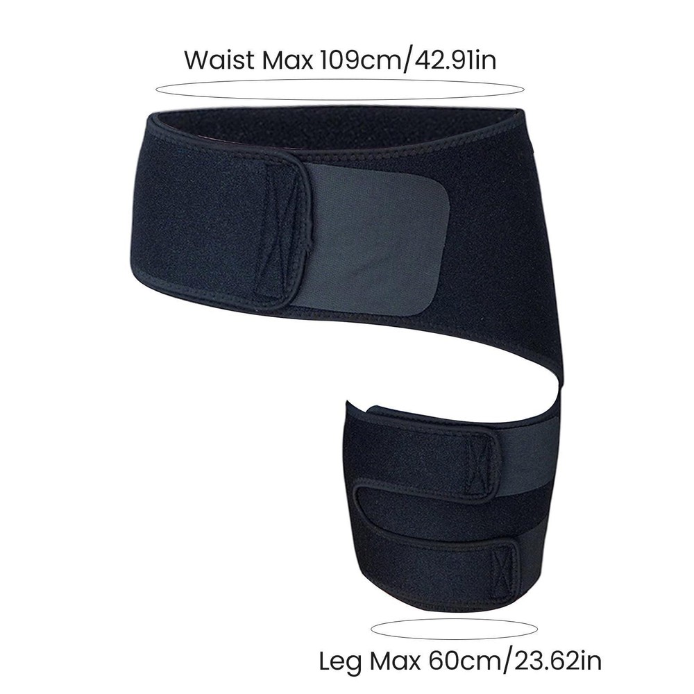 Groin Hip Brace Belt Compression Wrap Support Thigh for Hamstring Joints