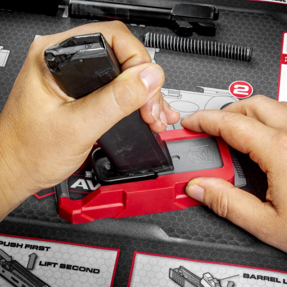 Real Avid Glock Armorer Tool Kit – 2 in 1 Multitool with Sight black, red