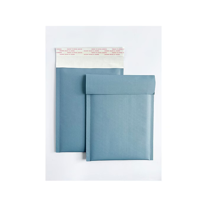 Happy Mail 6" x 9" Self-Sealing Bubble Mailer, Navy Blue, Dozen Pack