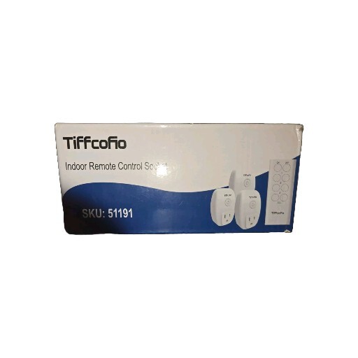 Tiffcofio Indoor Wireless Control Socket Outlet Switch White 3 Pack/No Remote