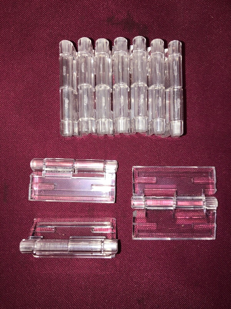 Acrylic Plastic Hinge 1-3/4" X 1-1/2" *10 PACK* Clear