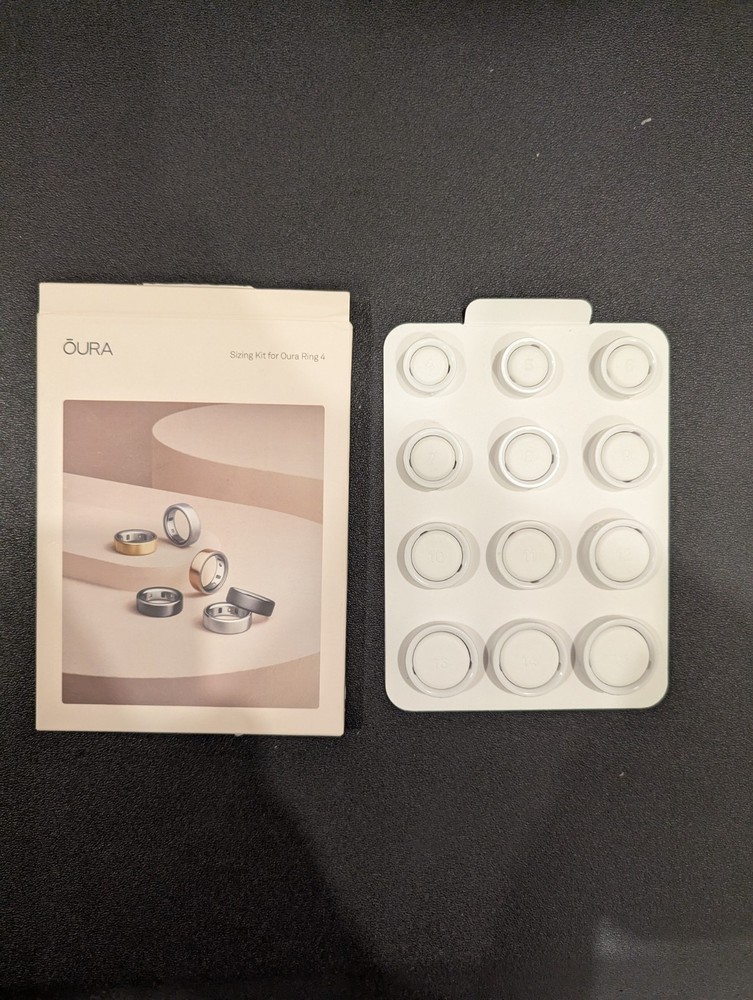 New Oura Ring 4 Sizing Kit - Size Before You Buy - Opened