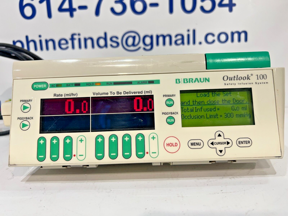 B/Braun Outlook 100 Safety Infusion System