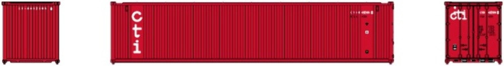 JTC 405602 N CTI 40' Standard Height Panel side Square Containers (2 PK)