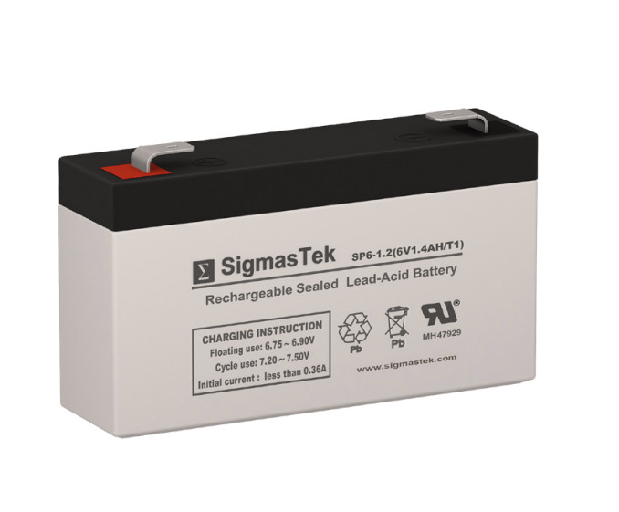 PS-612 Power Sonic SLA SigmasTek Battery Replacement