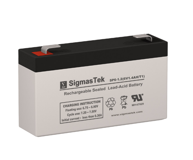 PS-612 Power Sonic SLA SigmasTek Battery Replacement
