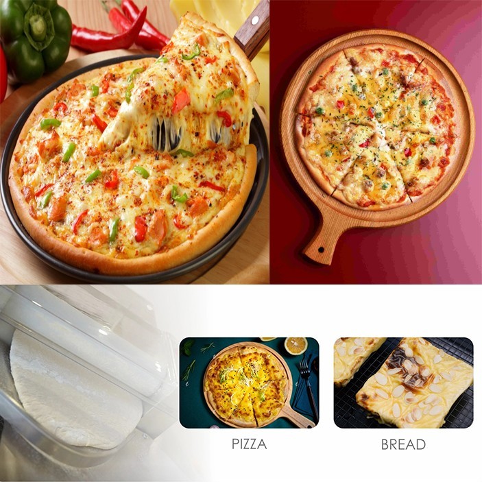 Automatic Pizza Dough Roller Sheeter Pastry Press Making Machine Stainless Steel