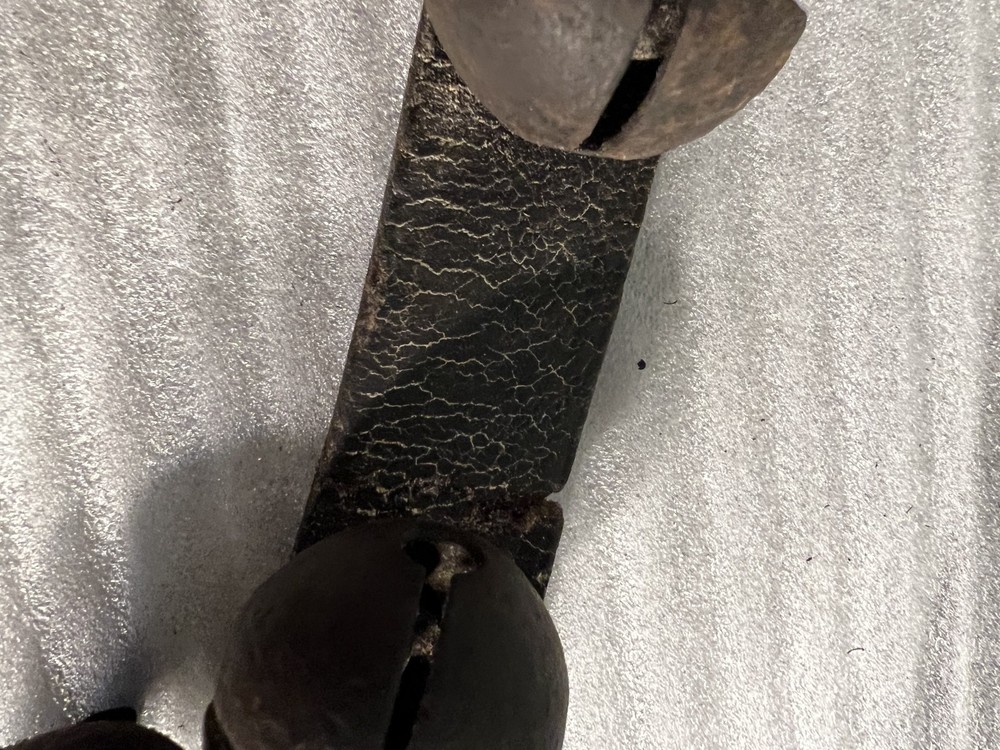 14 Harness Bells on Antique/broken Leather