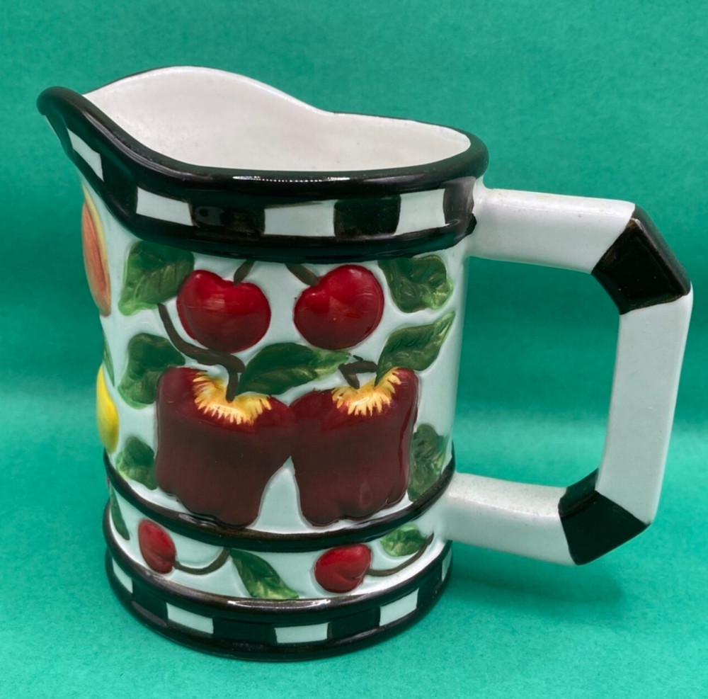 Ceramic Mixed Fruit Table Top Creamer