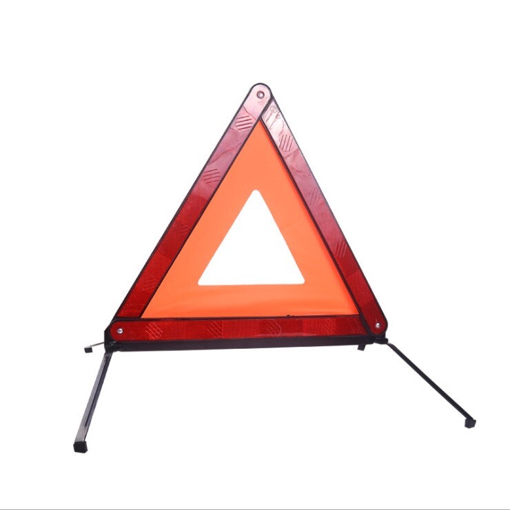 Noticeable Foldable Car Triangle - Strong Material for Emergency Warnings NEW