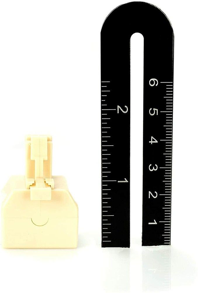 Duplex Modular Phone Wall Jack Adapter (IVORY) RJ11 - Splitter | One Pack