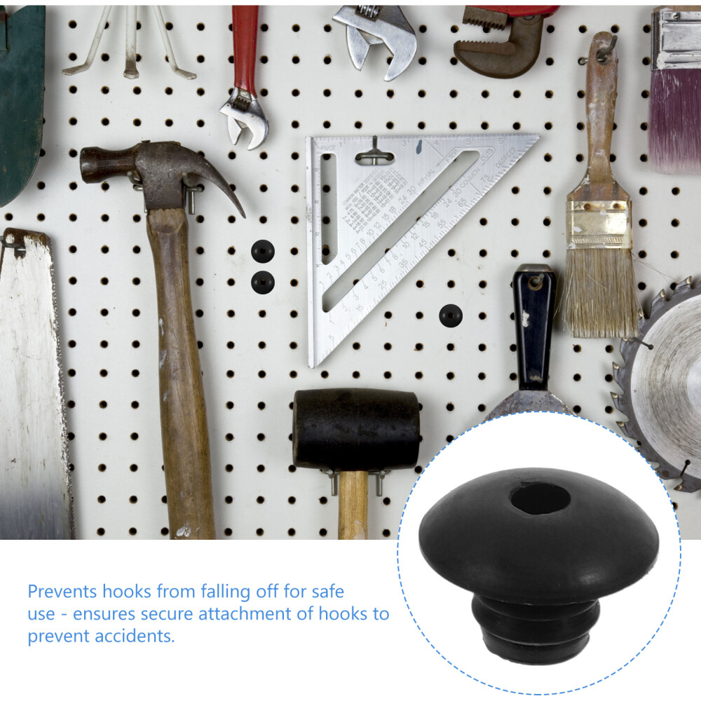 120PCS Pegboard Hook Locks Pegboard Hook Fasteners Pegboard Hook Retainers